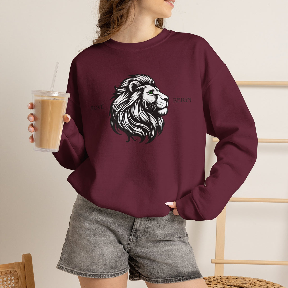 SOVEREIGN Sweatshirt Premium Desingn SKIALFA Unisex