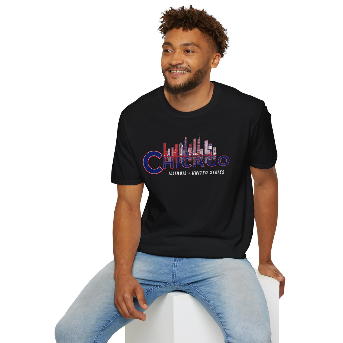Chicago T-Shirt Premium Design SKIALFA Unisex