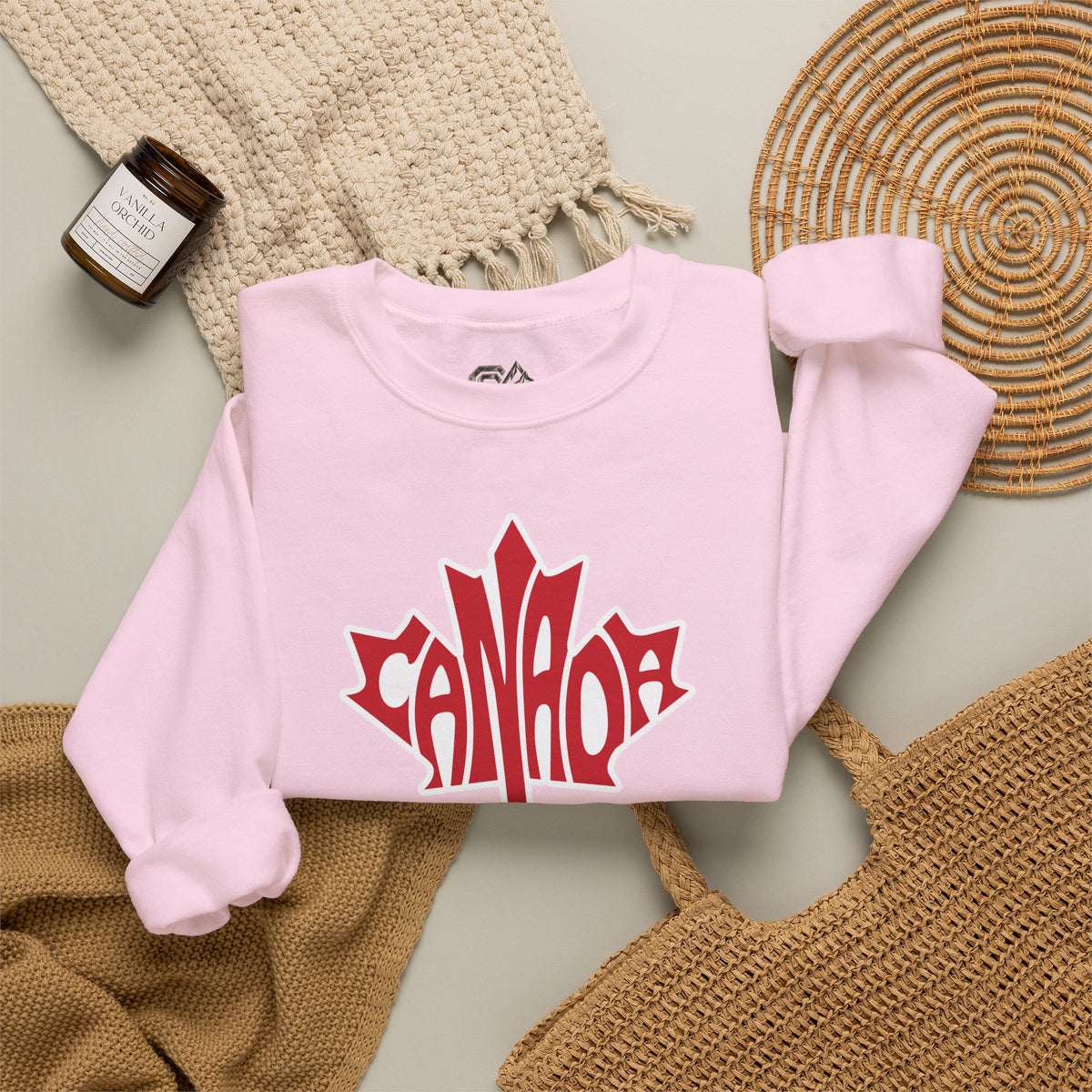 CANADA Leaf Sweatshirt Premium Design SKIALFA Unisex