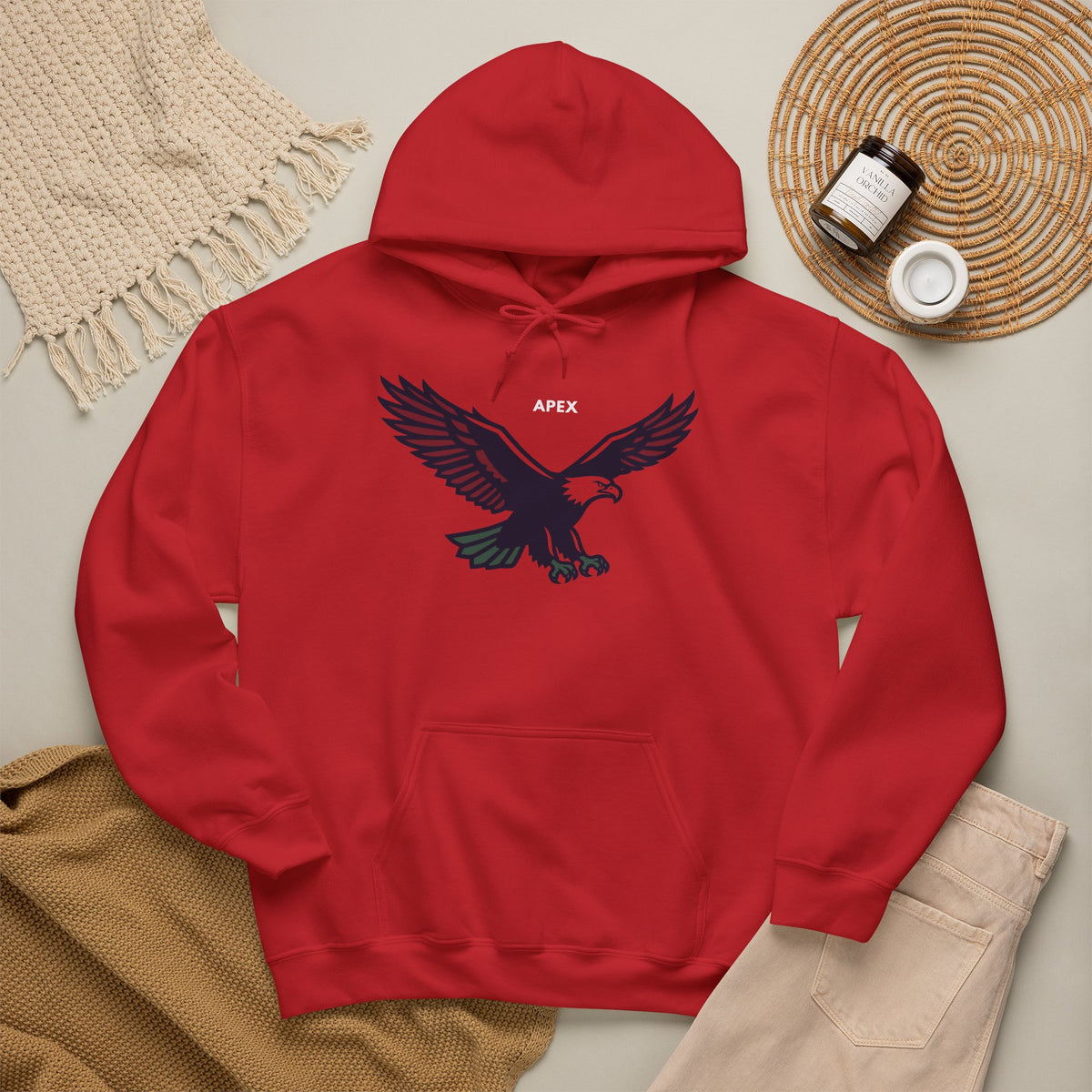 APEX Eagle Hoodie Premium Design SKIALFA Unisex