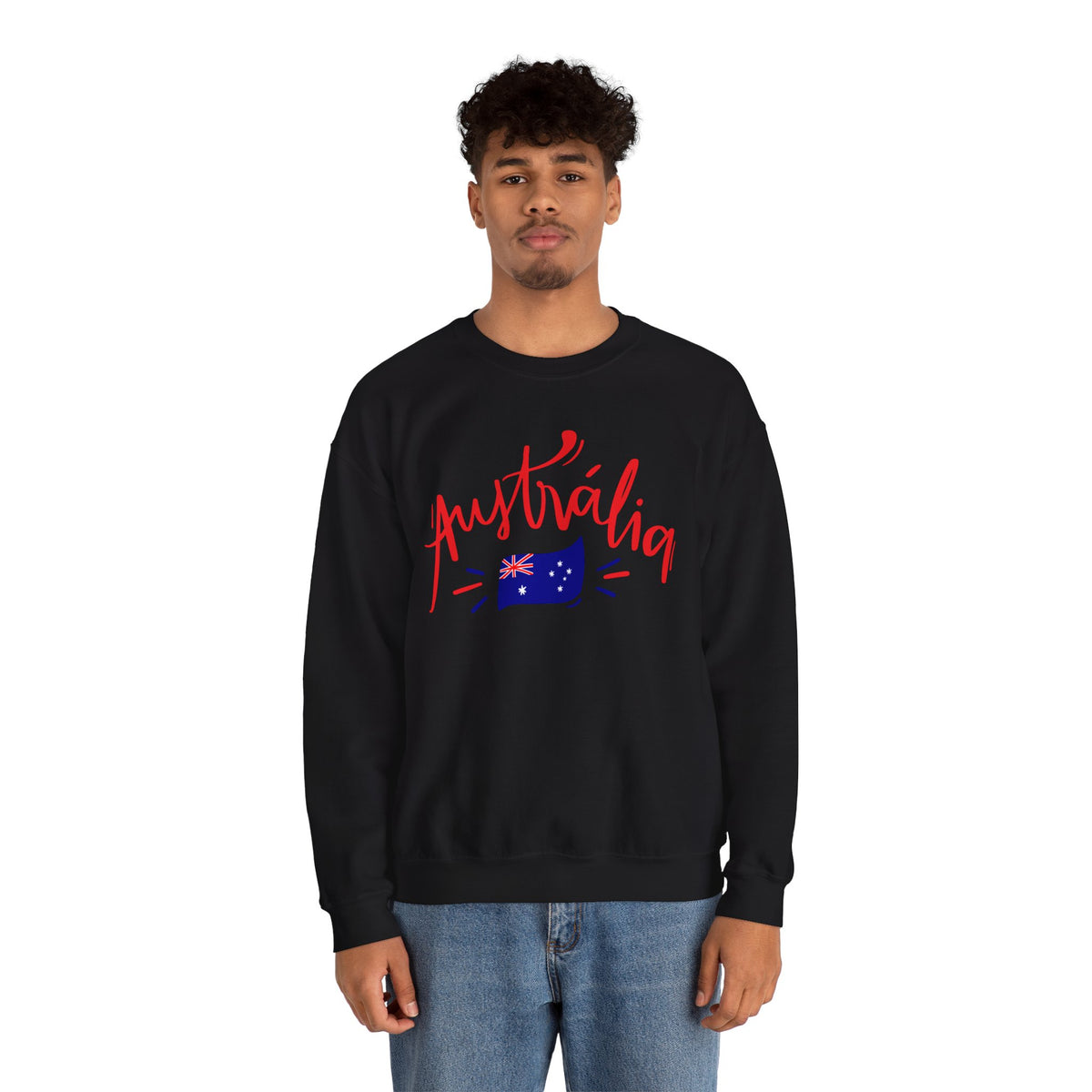 Australia Flag Sweatshirt Premium Design SKIALFA Unisex