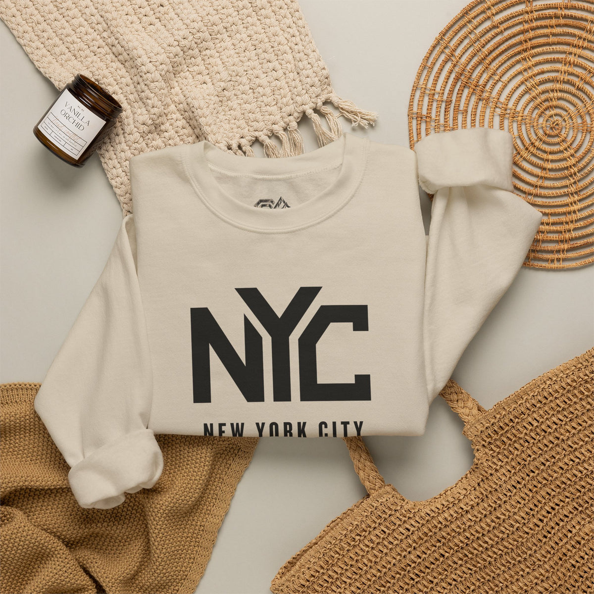NYC New York City Sweatshirt Premium Design SKIALFA Unisex