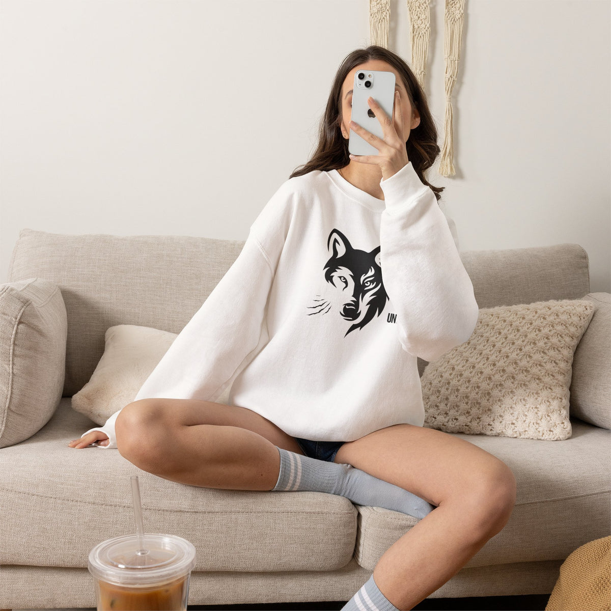 UNTAMED Sweatshirt Premium Design SKIALFA Unisex