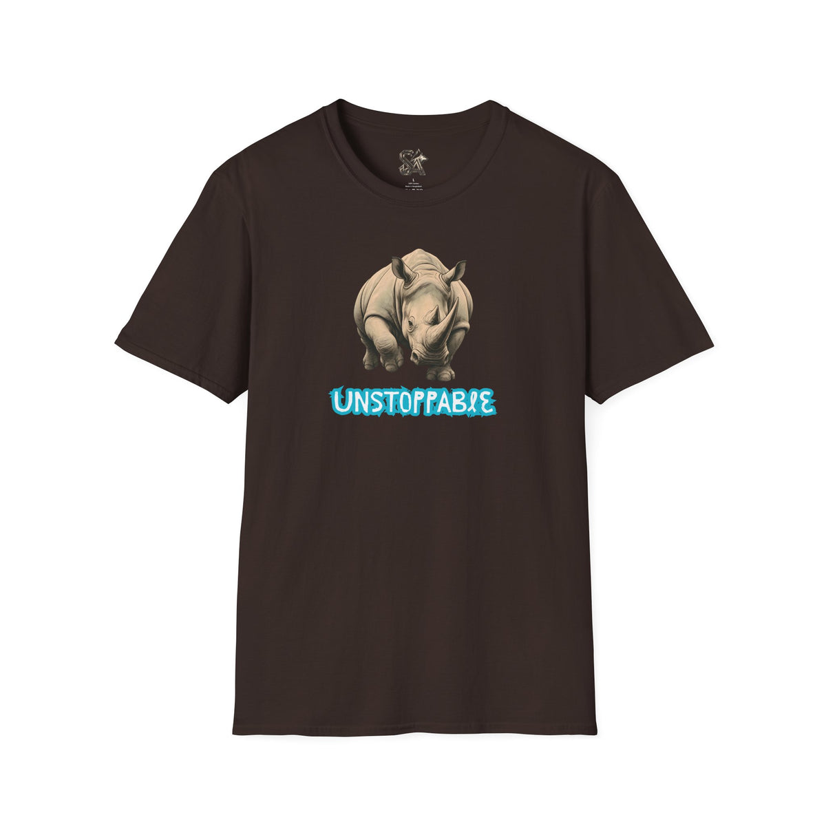 UNSTOPPABLE Rhino T-Shirt Premium Design SKIALFA Unisex
