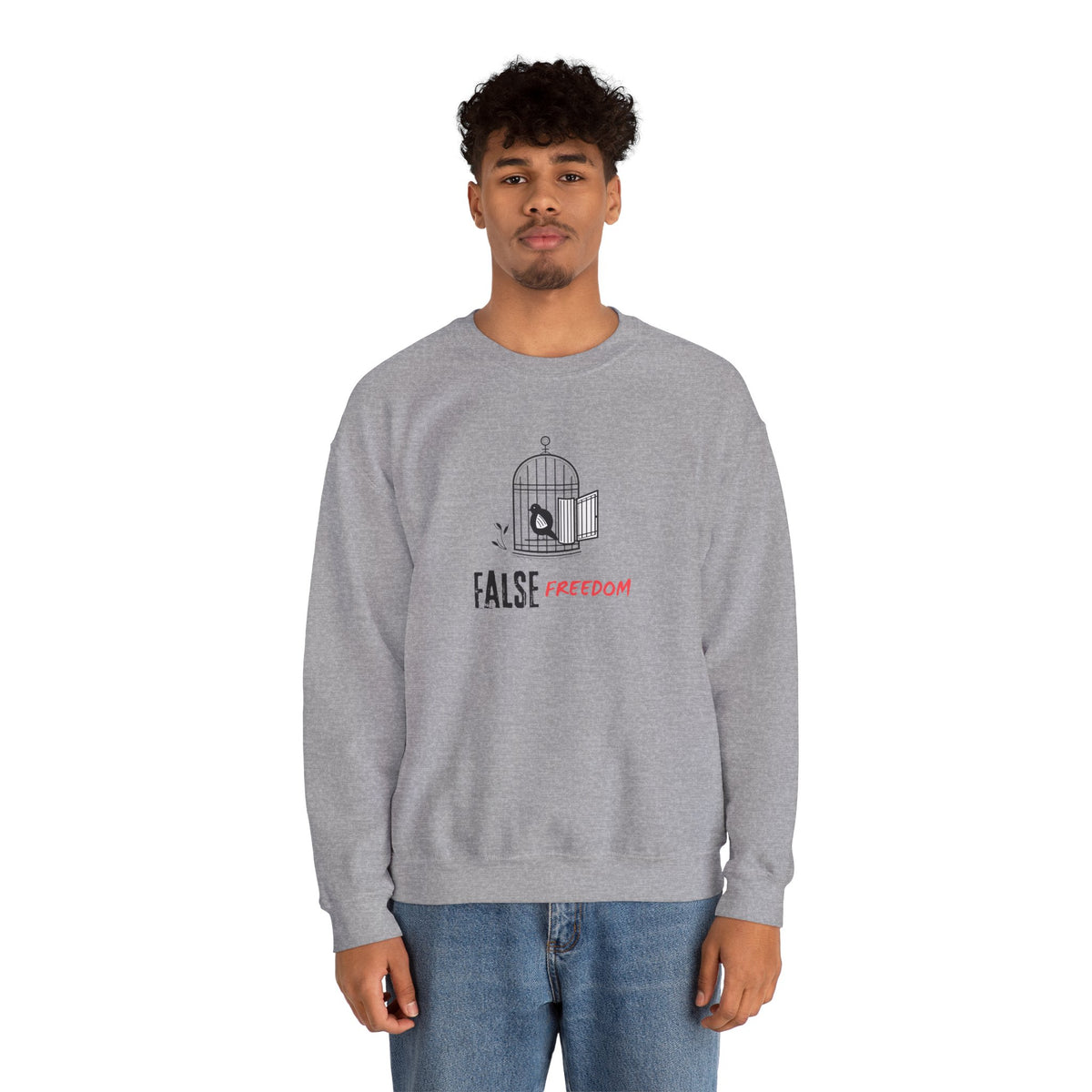 FALSE FREEDOM Sweatshirt Premium Design SKIALFA Unisex
