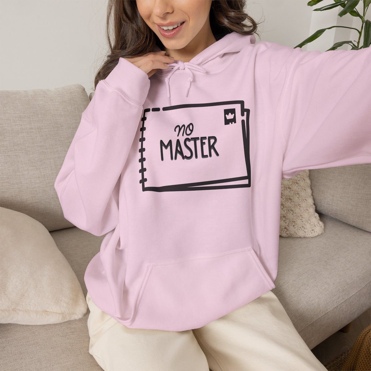 NO MASTER Hoodie Premium Design SKIALFA Unisex