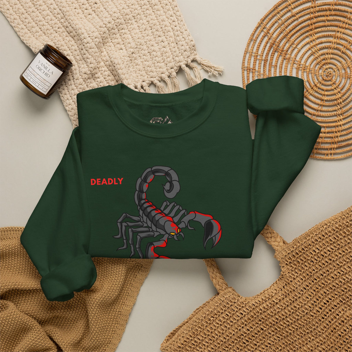 DEADLY Scorpion Sweatshirt Premium Design SKIALFA Unisex