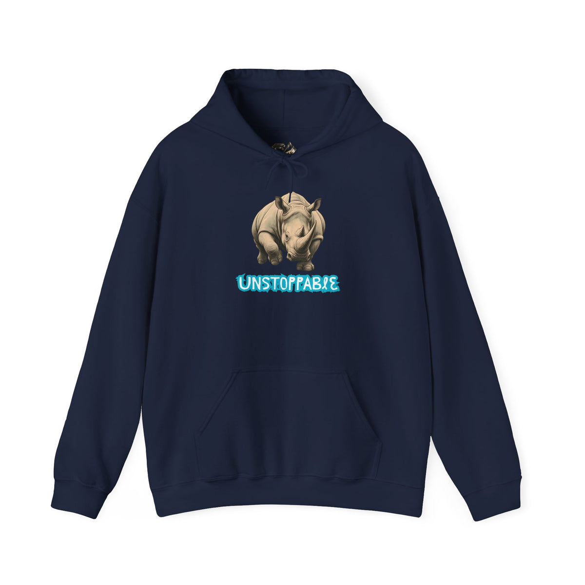 UNSTOPPABLE Rhino Hoodie Premium Design SKIALFA Unisex