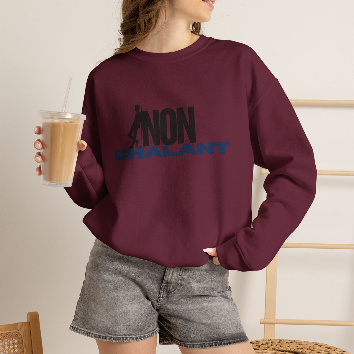 NONCHALLANT Sweatshirt Premium Design SKIALFA Unisex