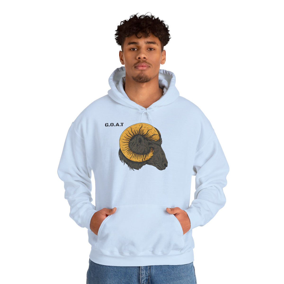 GOAT Head Goat Hoodie Premium Design SKIALFA Unisex
