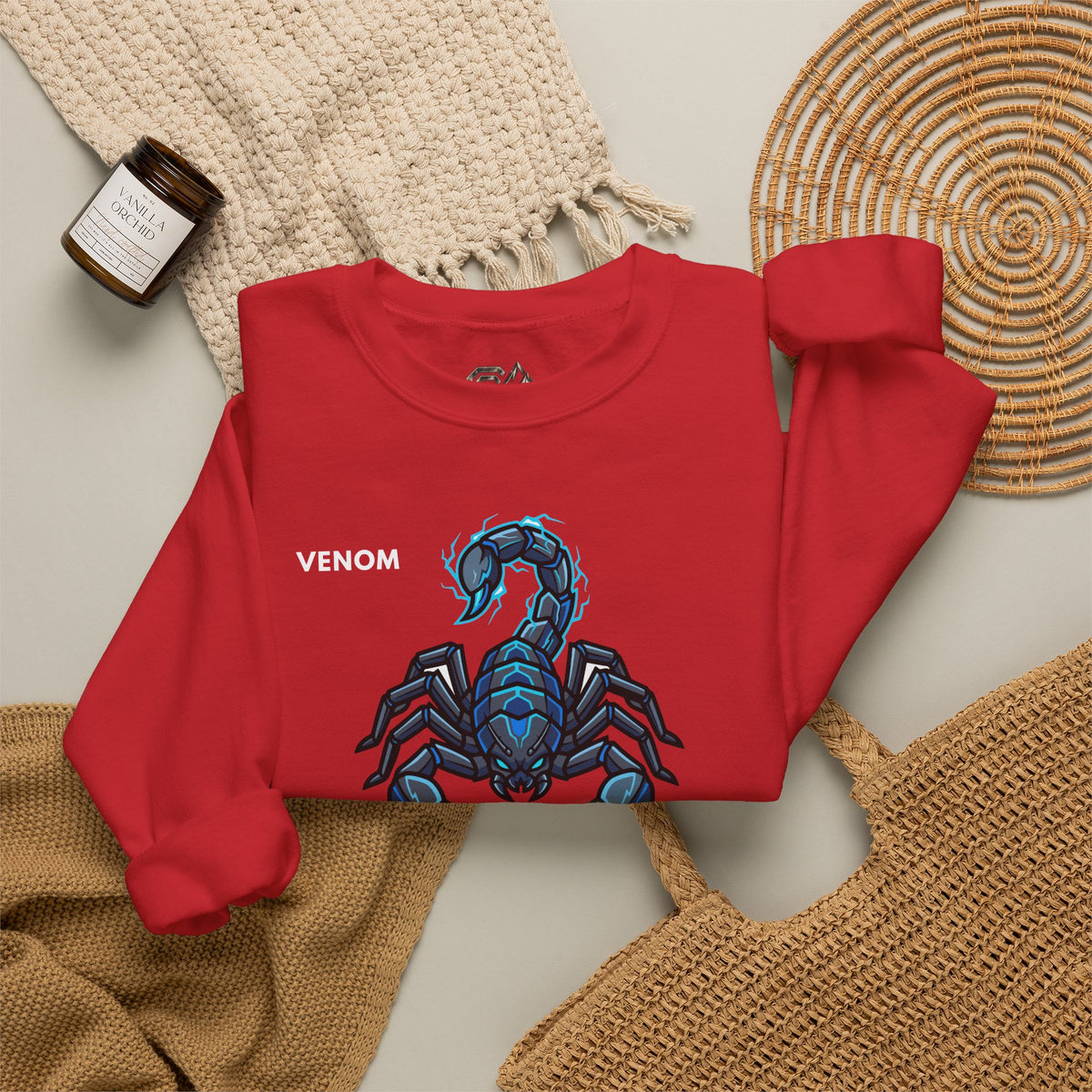VENOM Scorpion Sweatshirt Premium Design SKIALFA Unisex