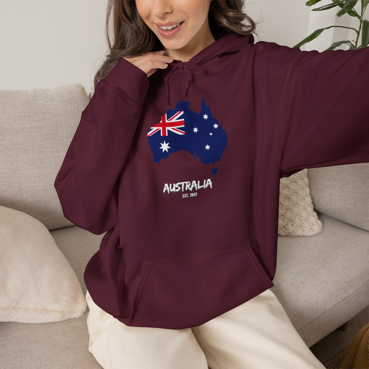 AUSTRALIA Hoodie Premium Design SKIALFA Unisex