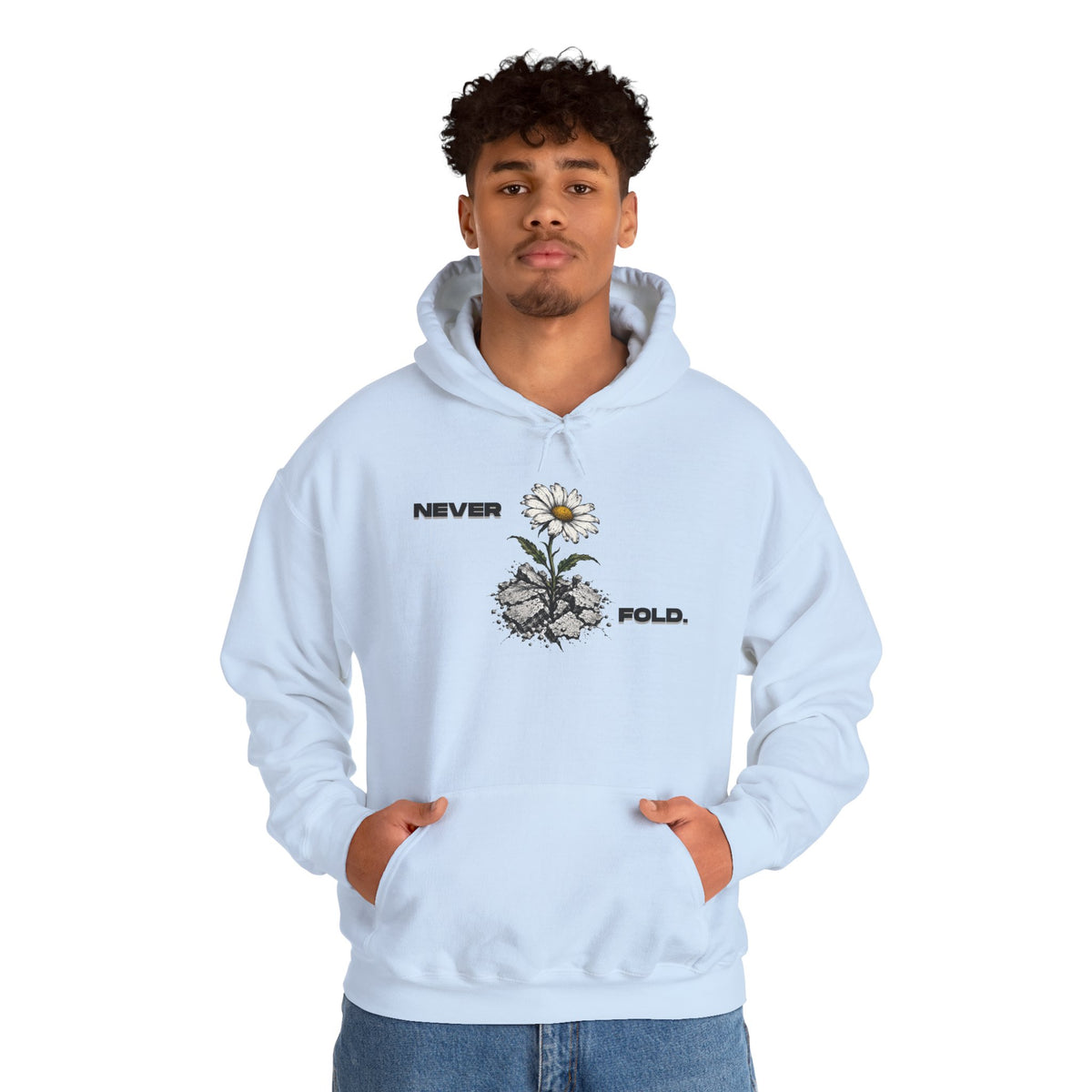 NEVER FOLD. Hoodie Premium Design SKIALFA Unisex