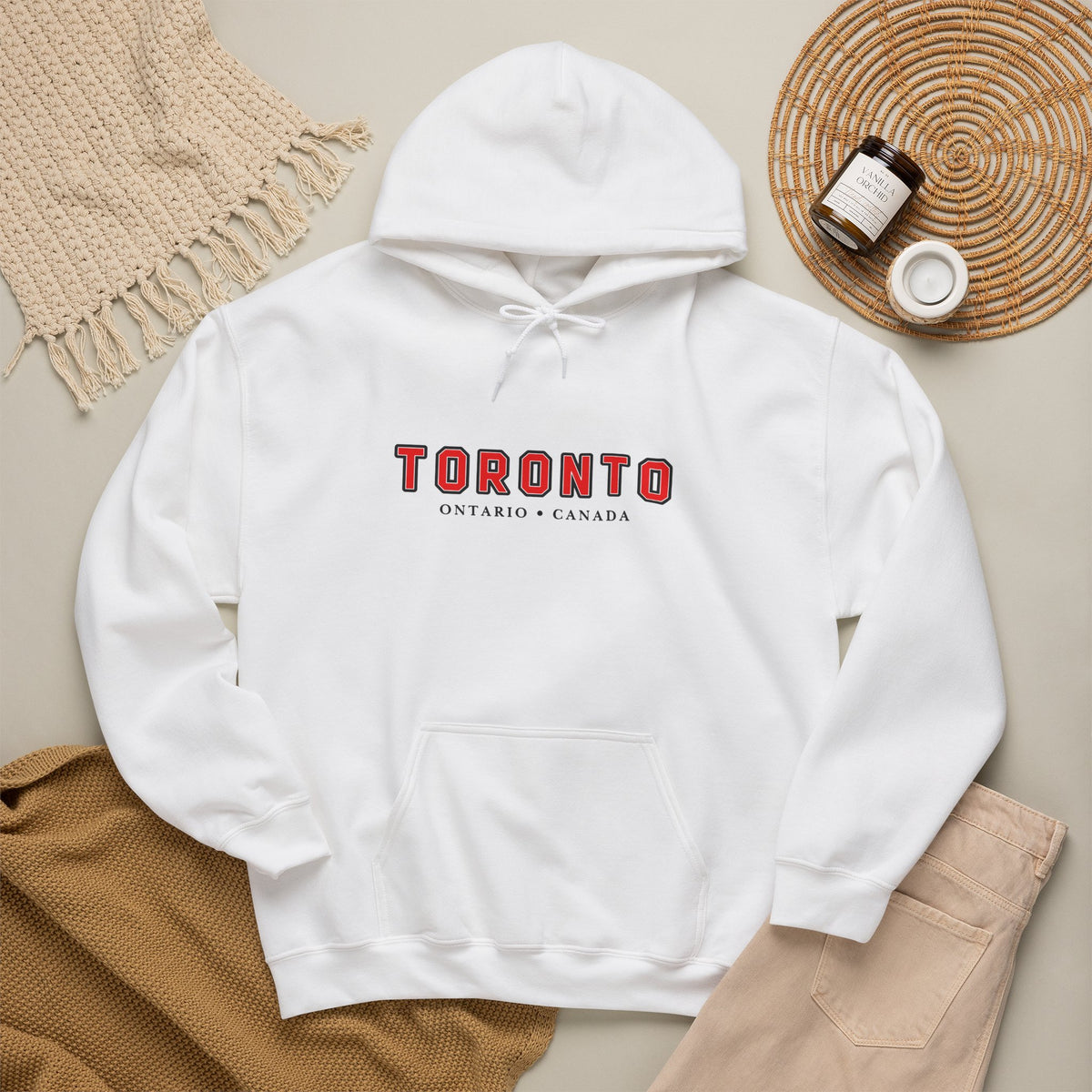 TORONTO ONTARIO Hoodie Premium Design SKIALFA Unisex