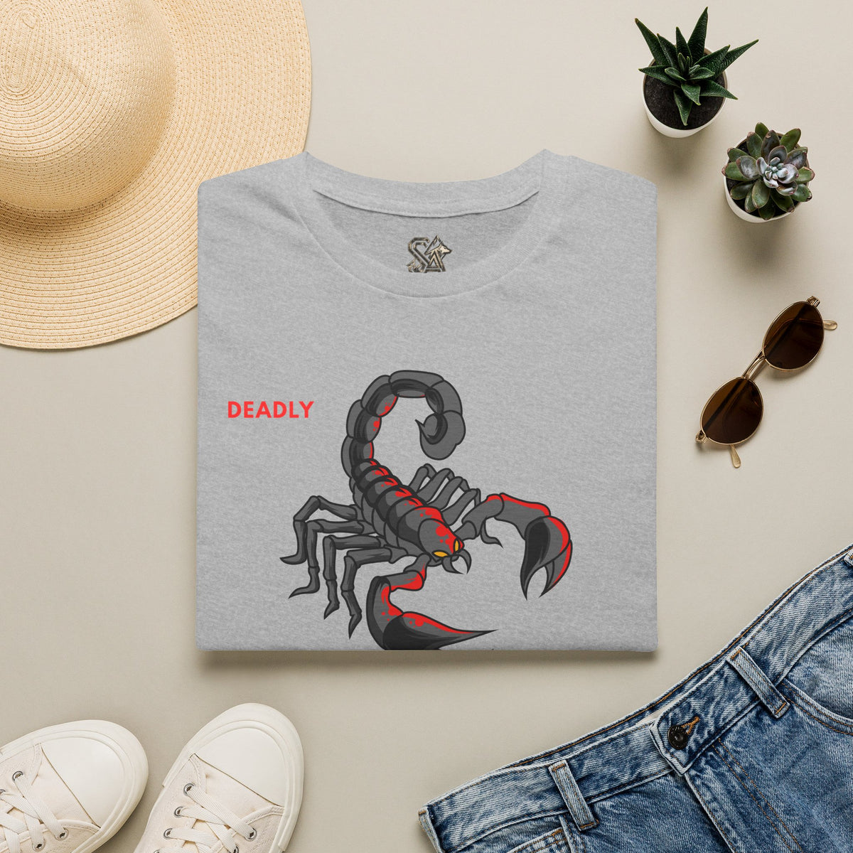 DEADLY Scorpion T-Shirt Premium Design SKIALFA Unisex