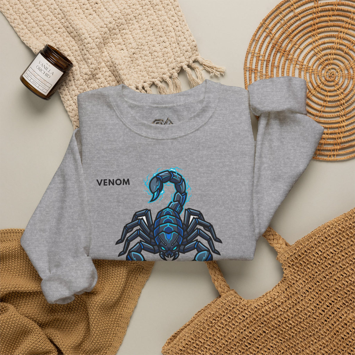 VENOM Scorpion Sweatshirt Premium Design SKIALFA Unisex
