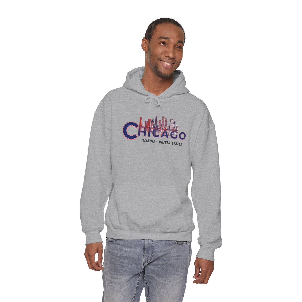 CHICAGO Hoodie Premium Design SKIALFA Unisex
