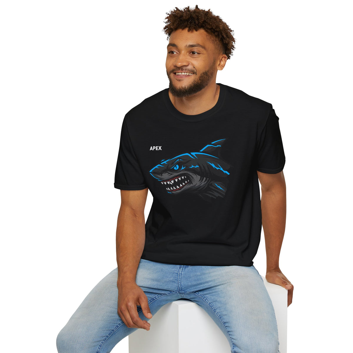 APEX Shark T-Shirt Premium Design SKIALFA Unisex