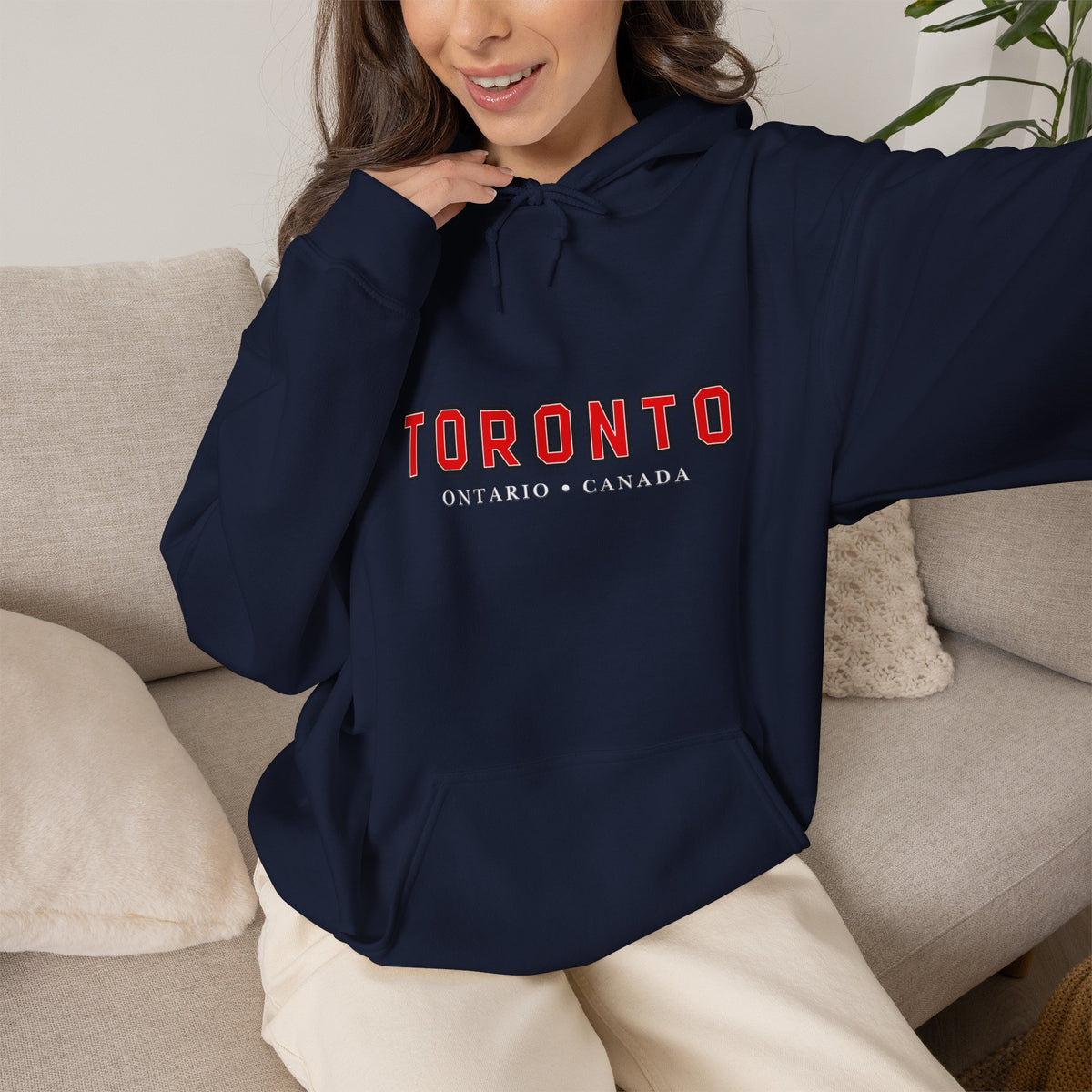 TORONTO ONTARIO Hoodie Premium Design SKIALFA Unisex