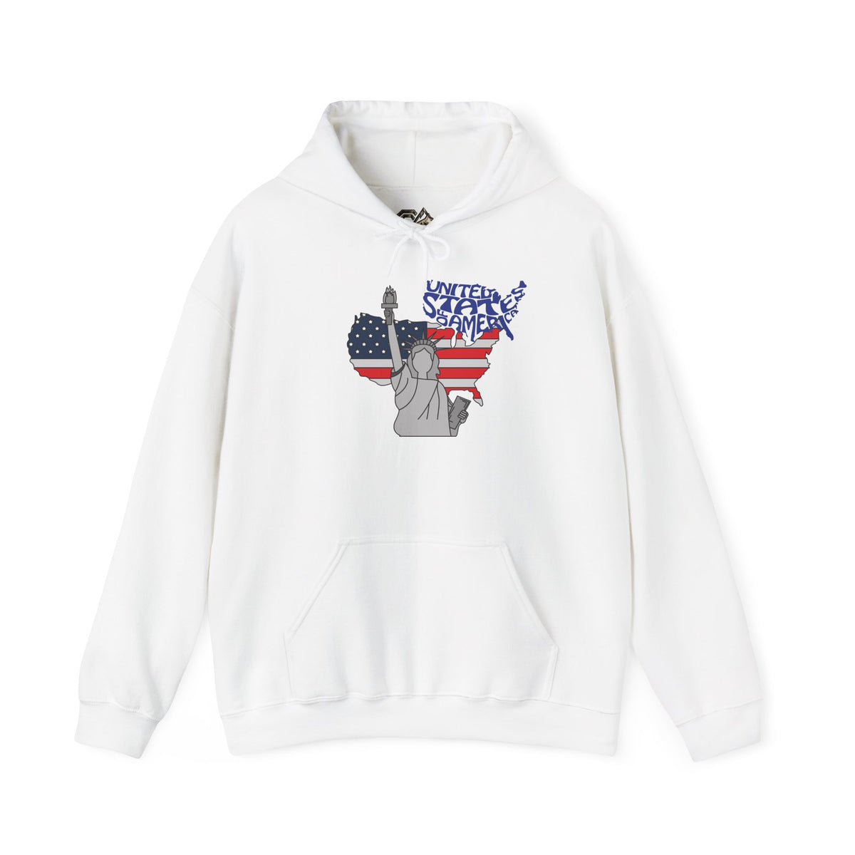 USA Flag Hoodie Premium Design SKIALFA Unisex