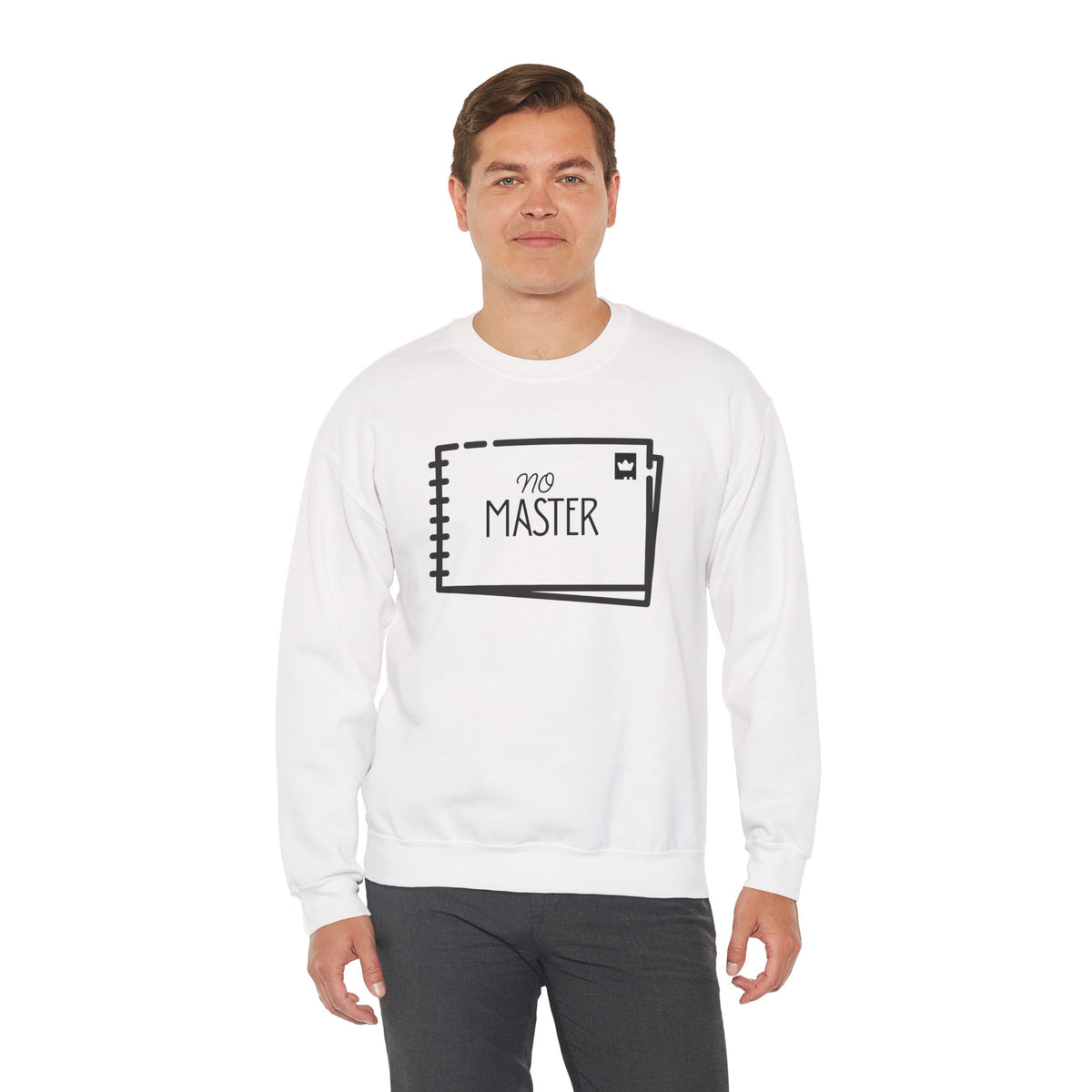 NO MASTER Sweatshirt Premium Design SKIALFA Unisex