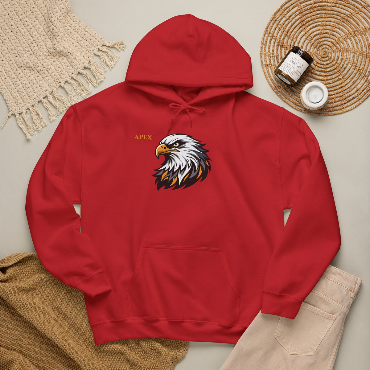 APEX Eagle Hoodie Premium Design SKIALFA Unisex