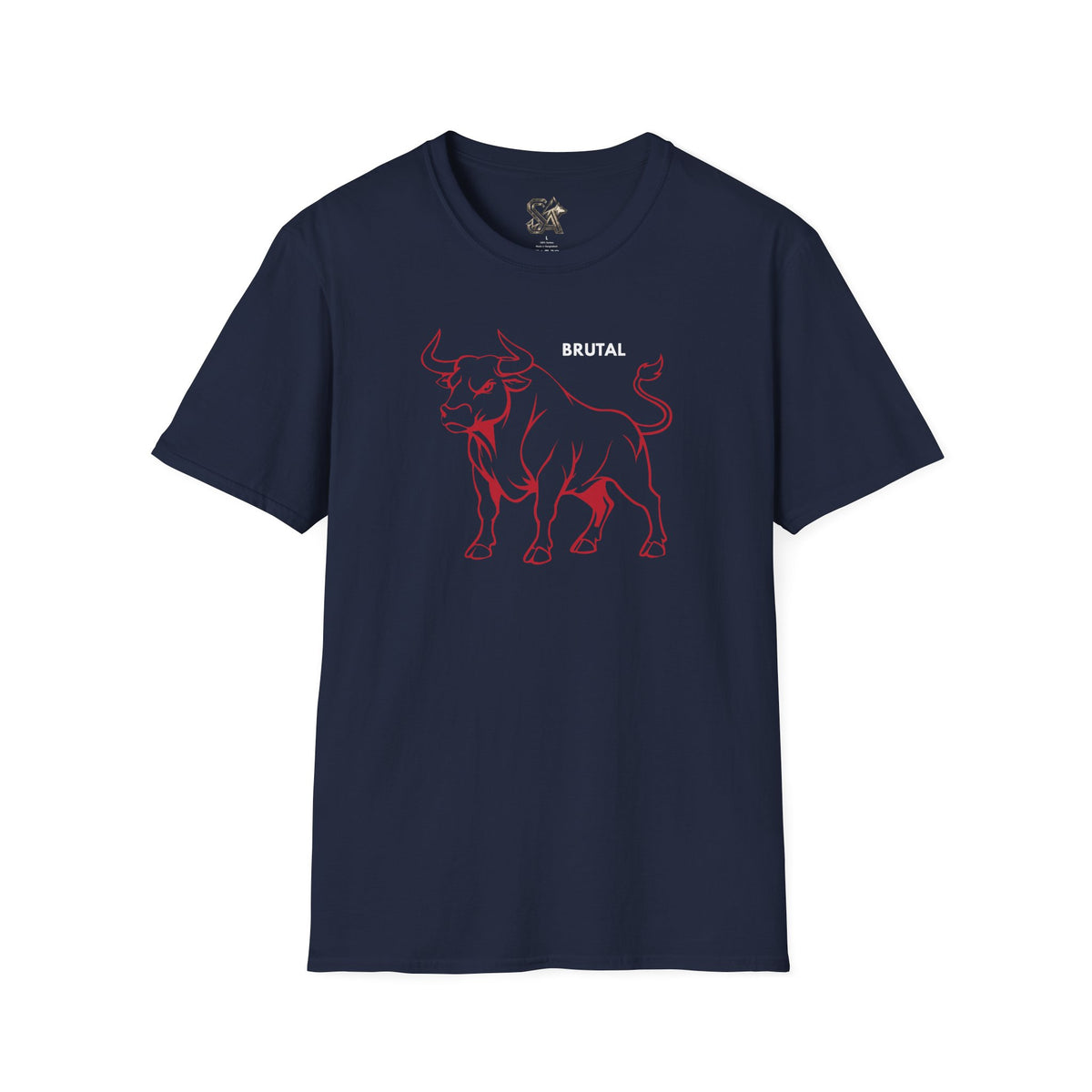 BRUTAL Bull T-Shirt Premium Design SKIALFA Unisex