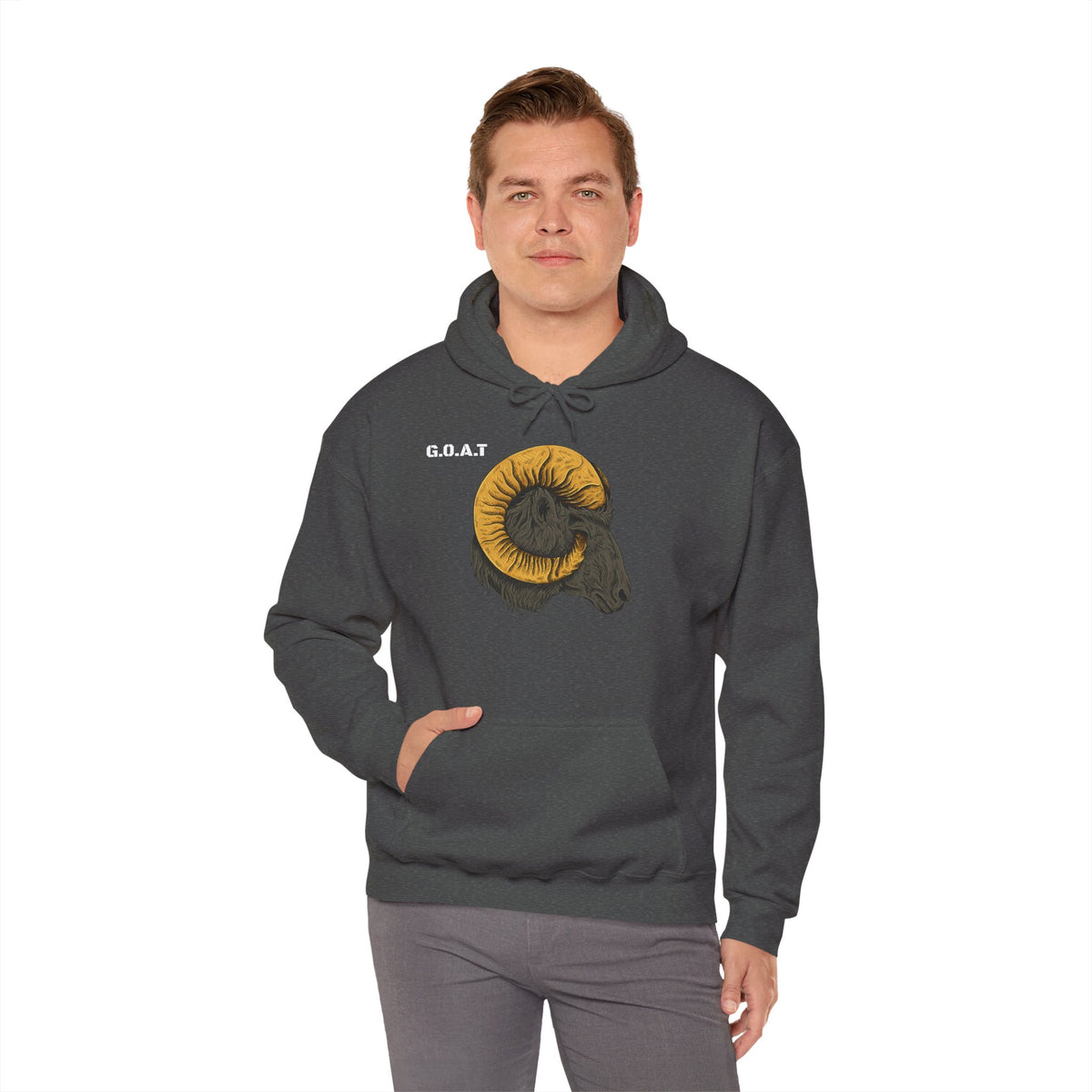 GOAT Head Goat Hoodie Premium Design SKIALFA Unisex