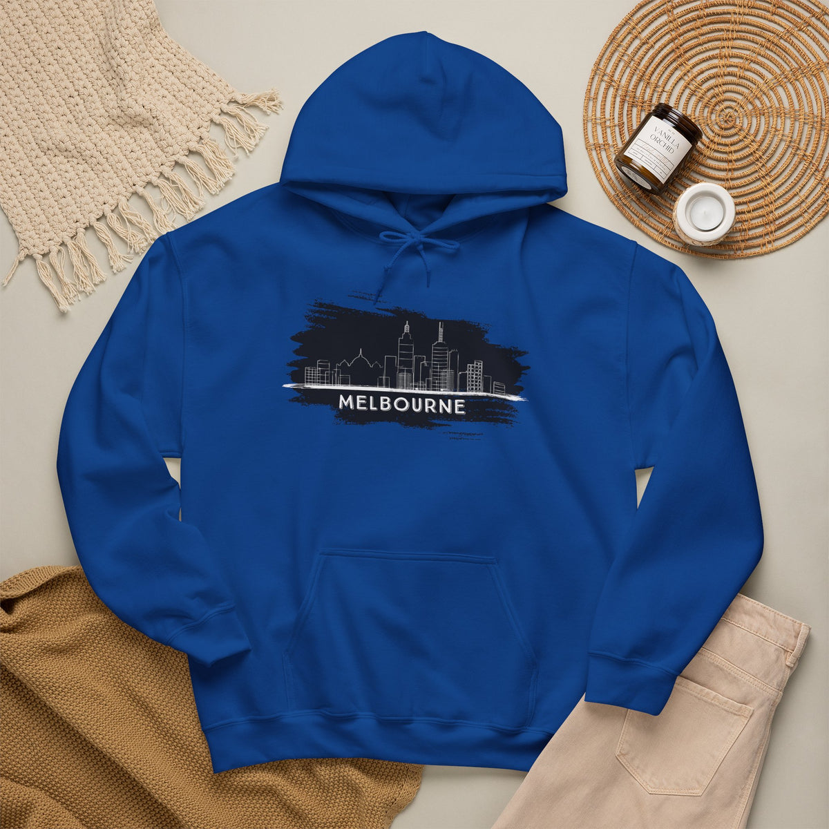 MELBOURNE Hoodie Premium Design SKIALFA Unisex