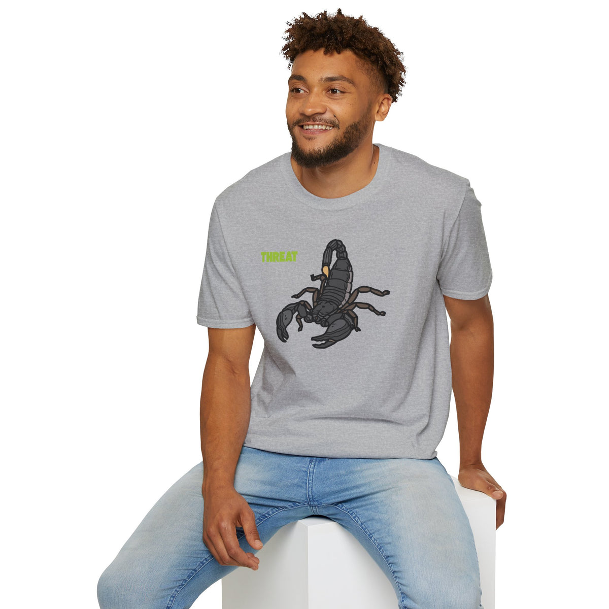 THREAT Scorpion T-Shirt Premium Design SKIALFA Unisex