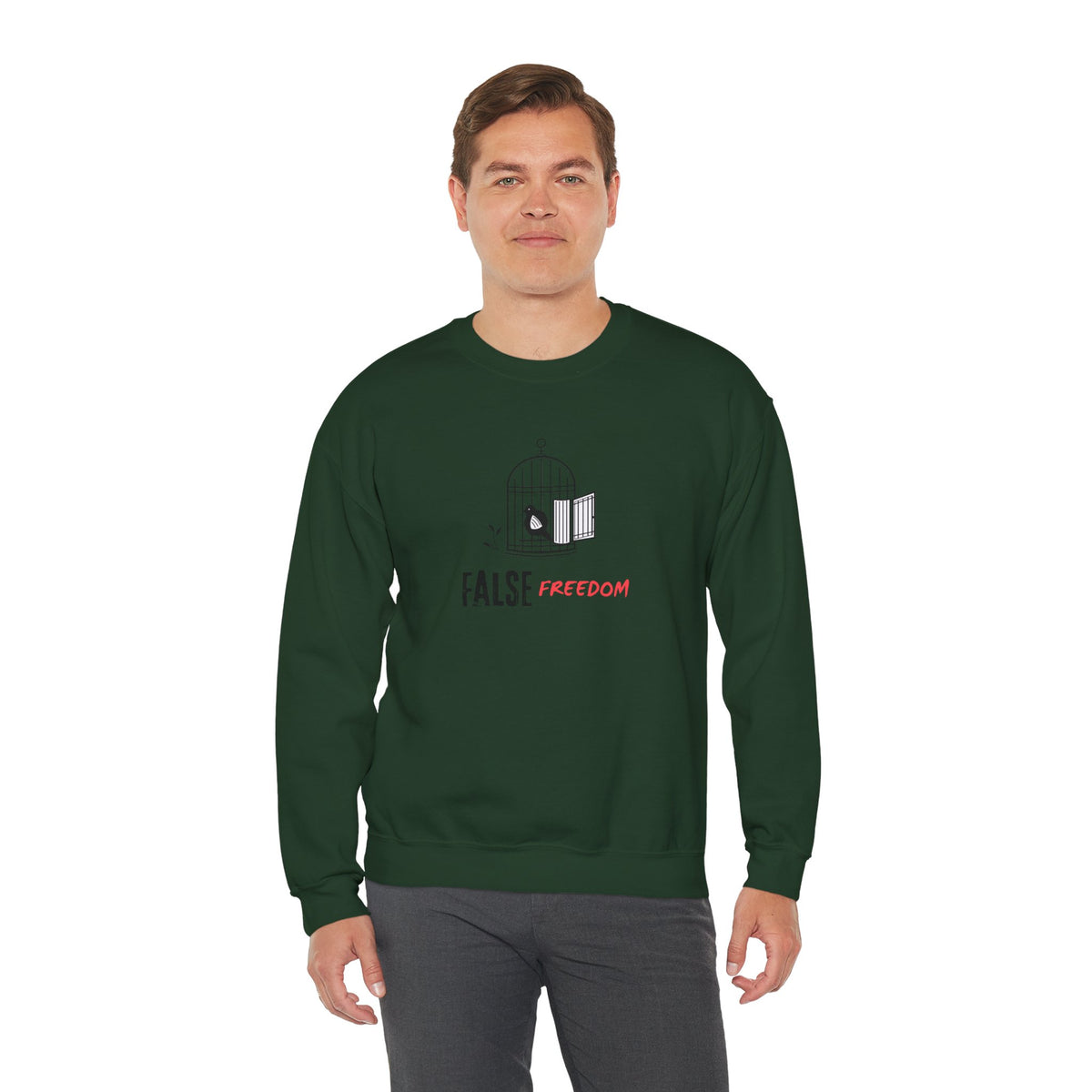 FALSE FREEDOM Sweatshirt Premium Design SKIALFA Unisex