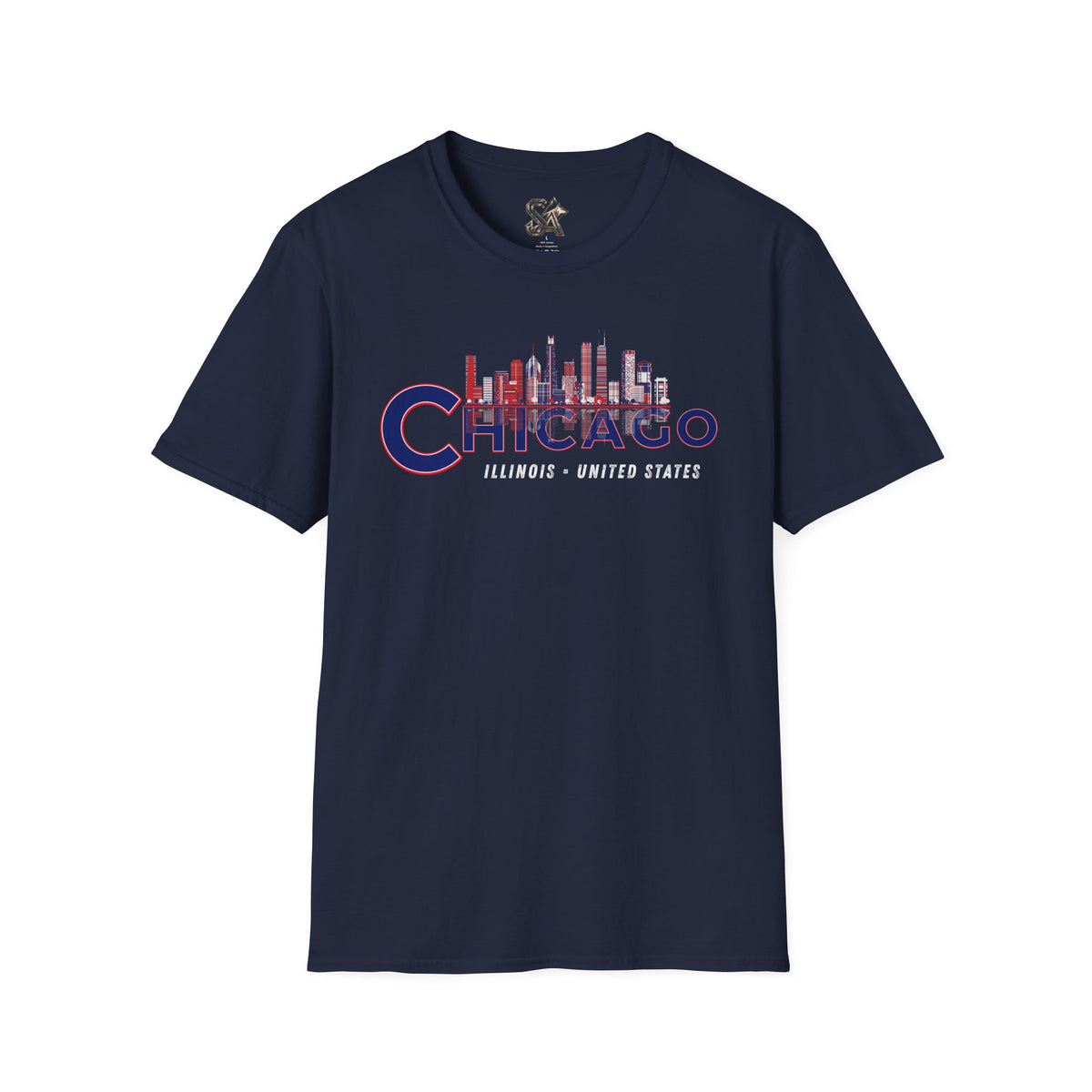 Chicago T-Shirt Premium Design SKIALFA Unisex