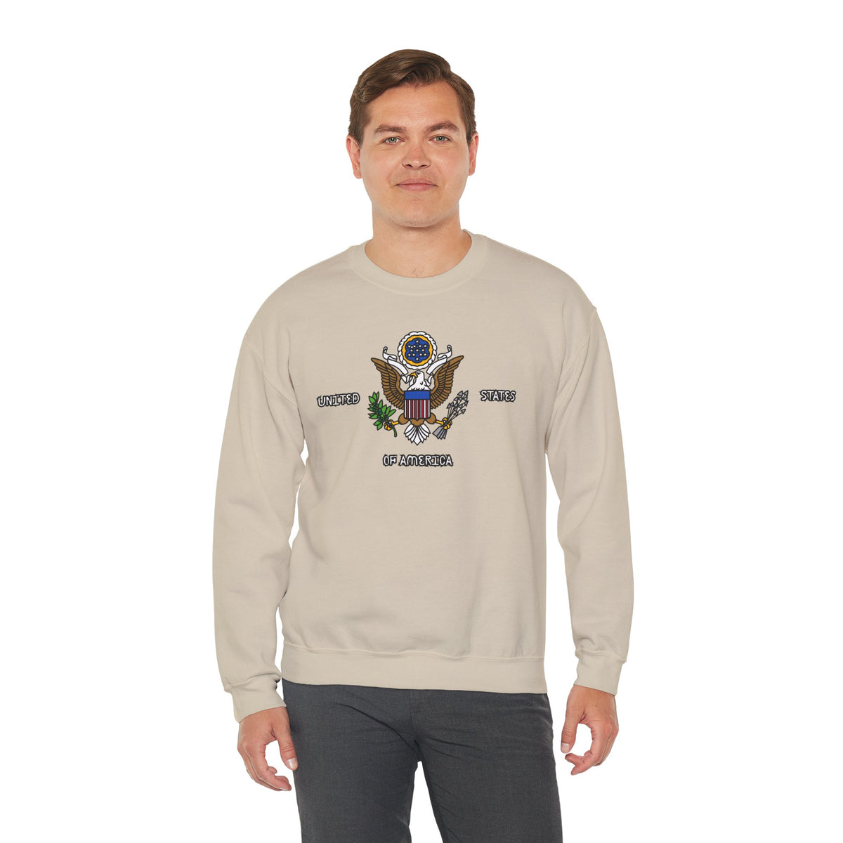 United States Sweatshirt Premium Design SKIALFA Unisex