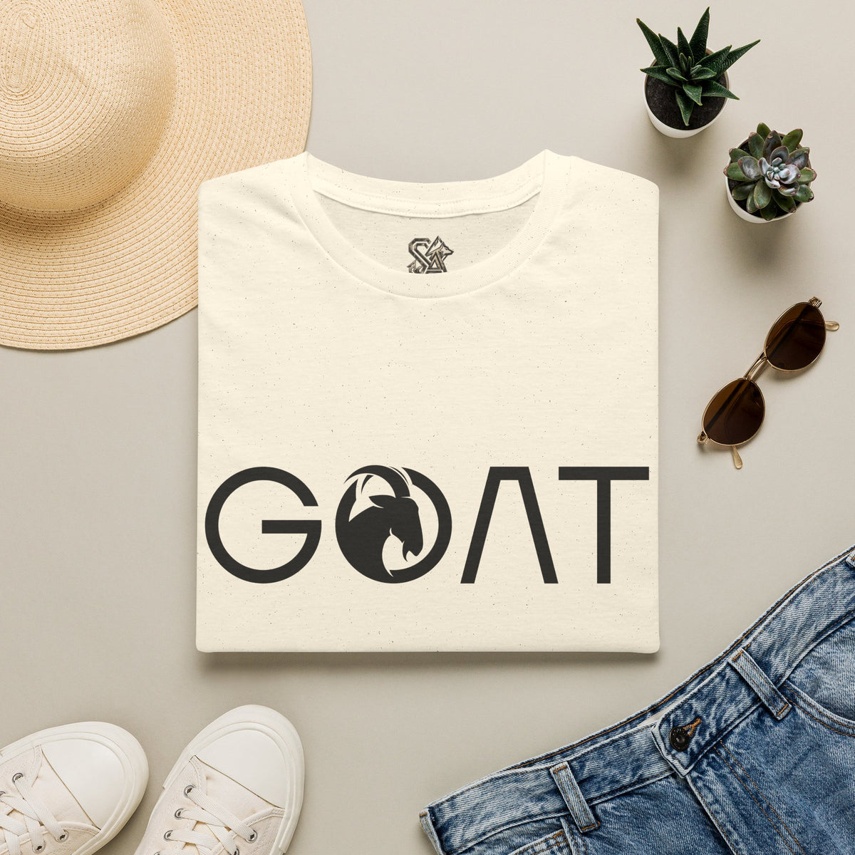 GOAT T-Shirt Premium Design SKIALFA Unisex