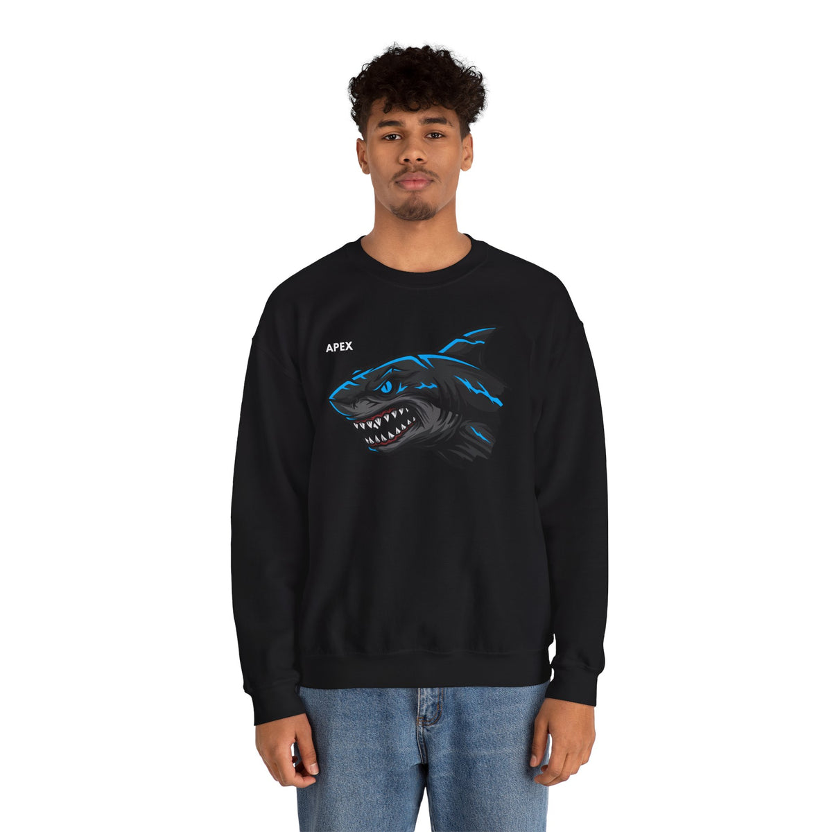 APEX Shark Sweatshirt Premium Design SKIALFA Unisex
