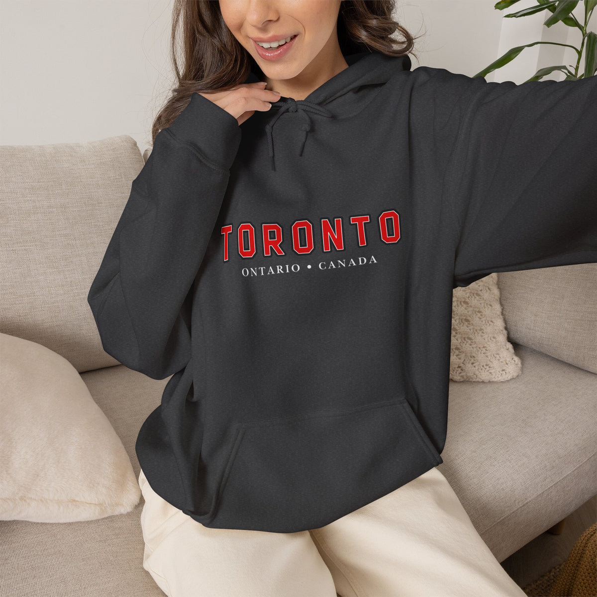 TORONTO ONTARIO Hoodie Premium Design SKIALFA Unisex