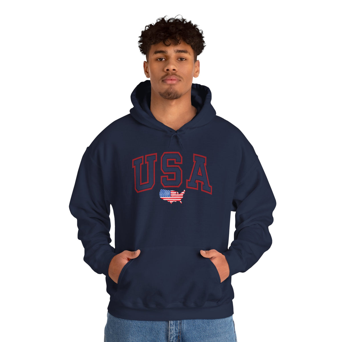 USA Hoodie Premium Design SKIALFA Unisex