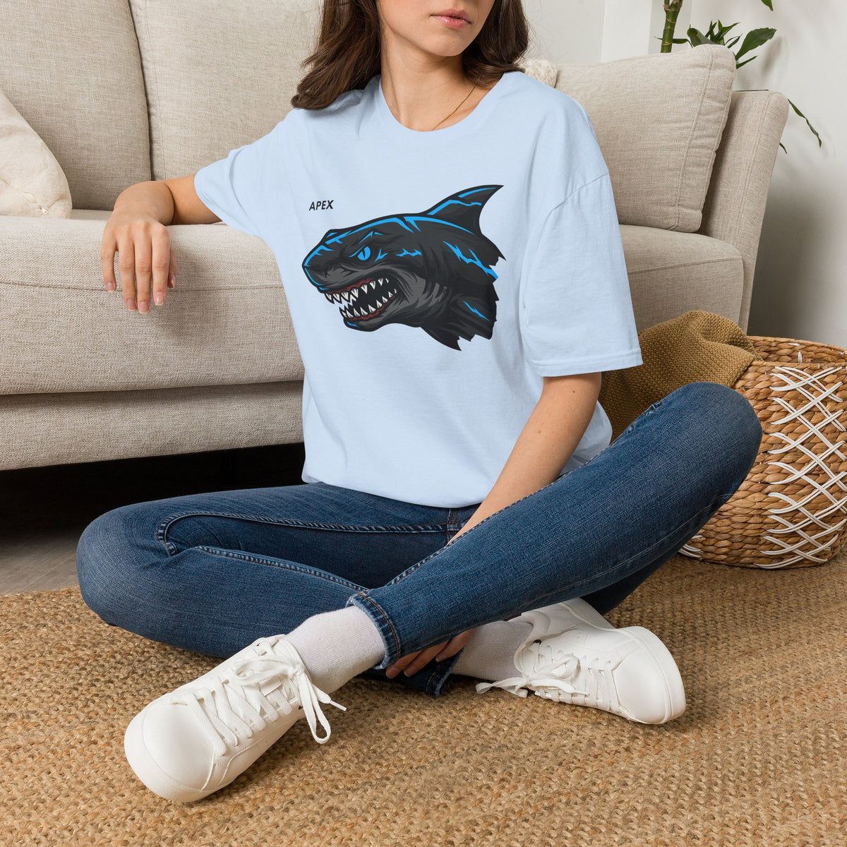 APEX Shark T-Shirt Premium Design SKIALFA Unisex