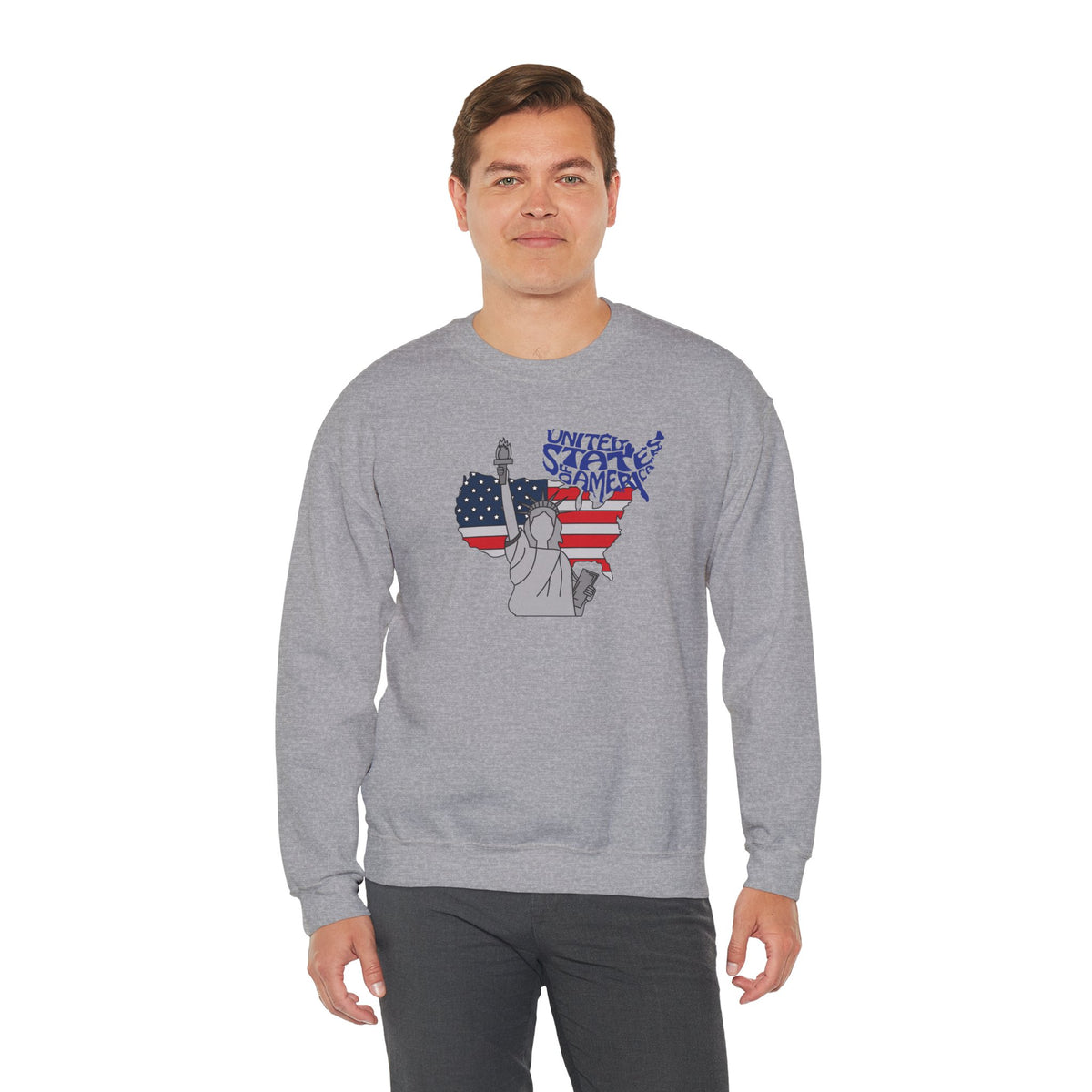 United States of America Sweatshirt Premium Design SKIALFA Unisex
