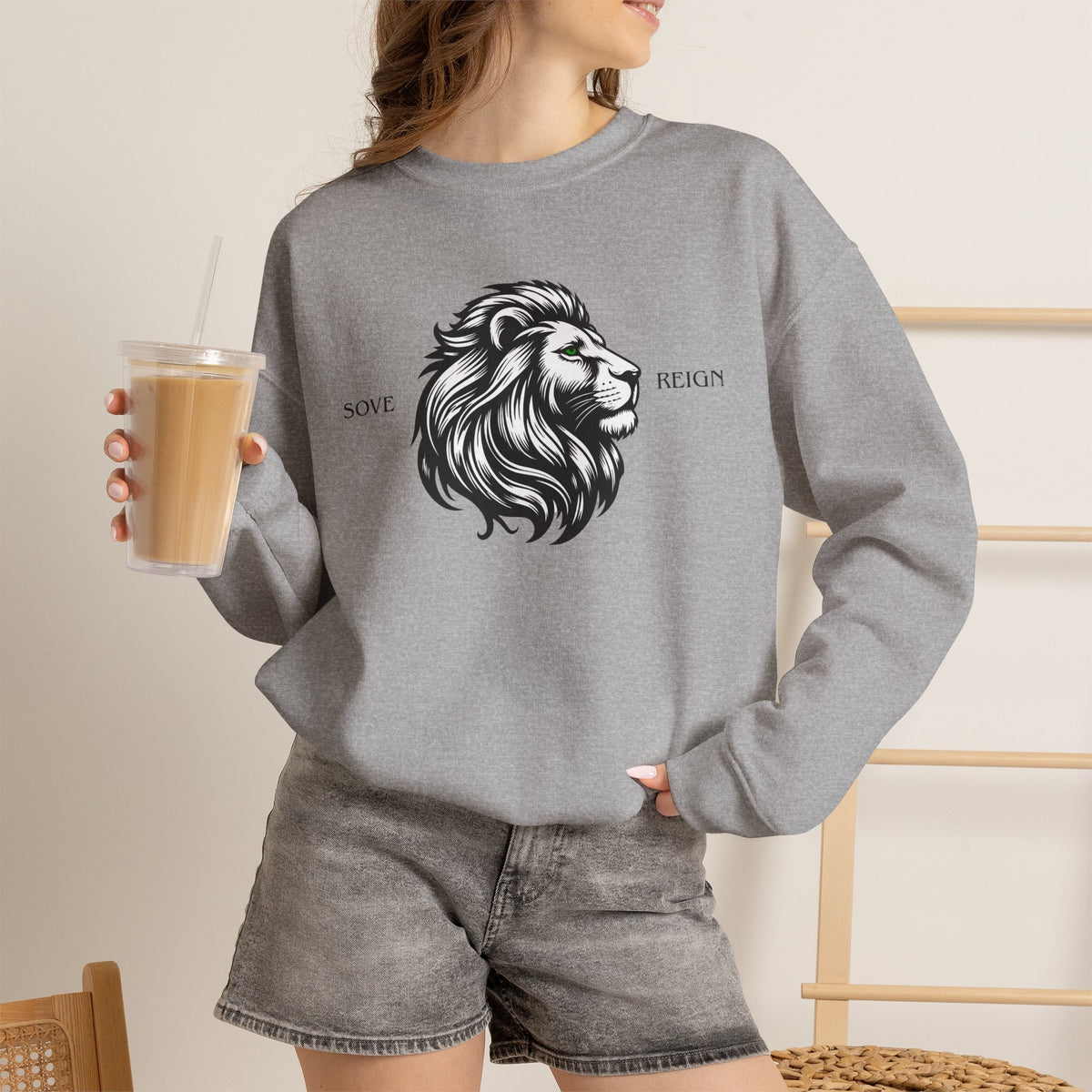 SOVEREIGN Sweatshirt Premium Desingn SKIALFA Unisex