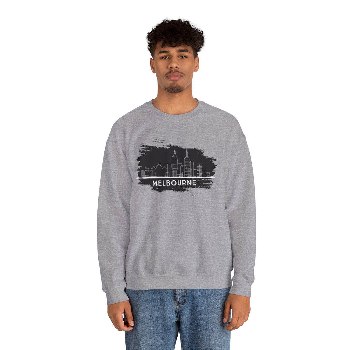 Melbourne Sweatshirt Premium Design SKIALFA Unisex