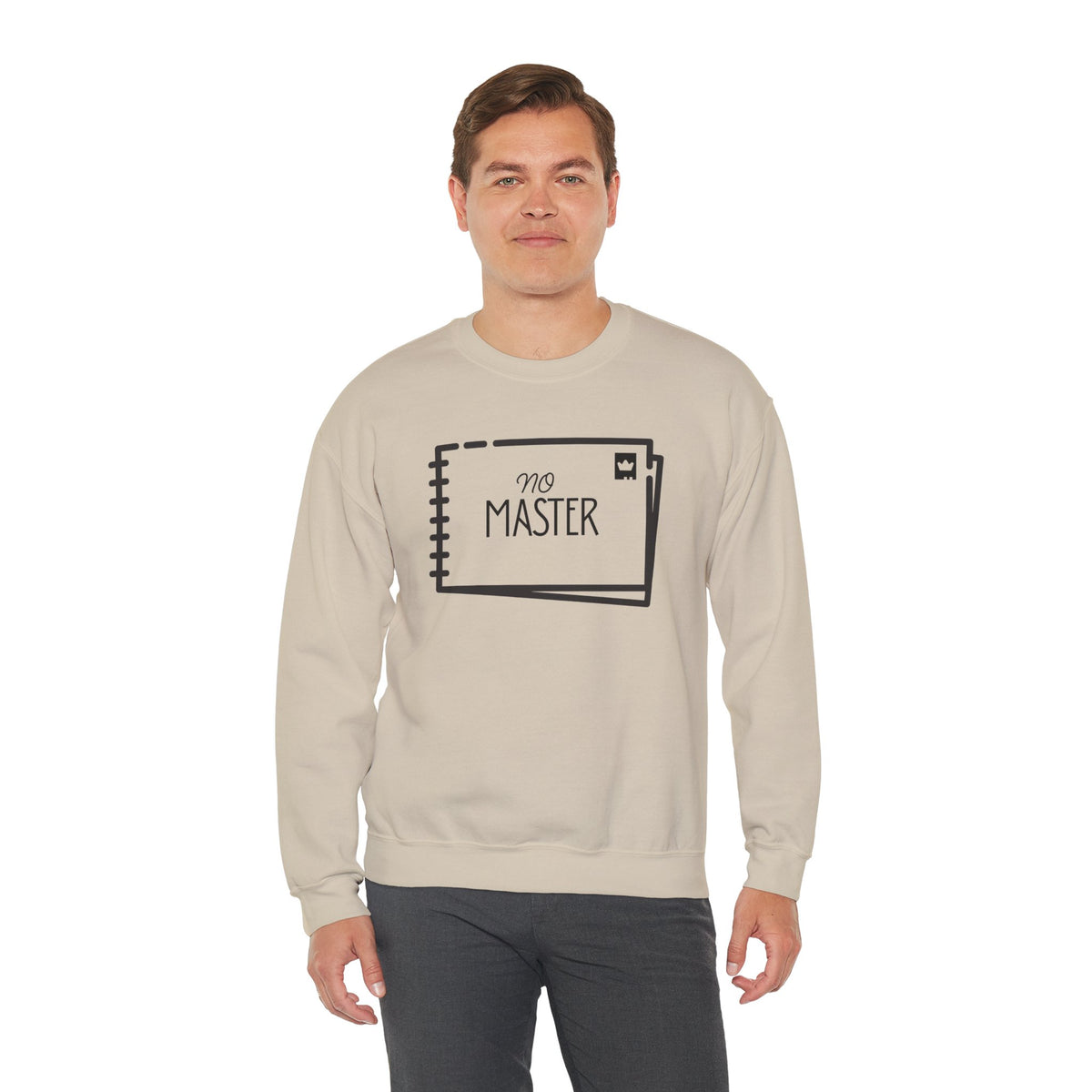 NO MASTER Sweatshirt Premium Design SKIALFA Unisex