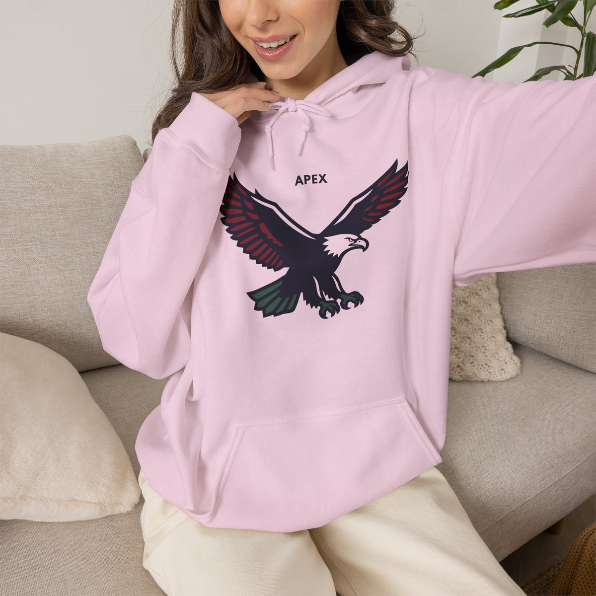 APEX Eagle Hoodie Premium Design SKIALFA Unisex