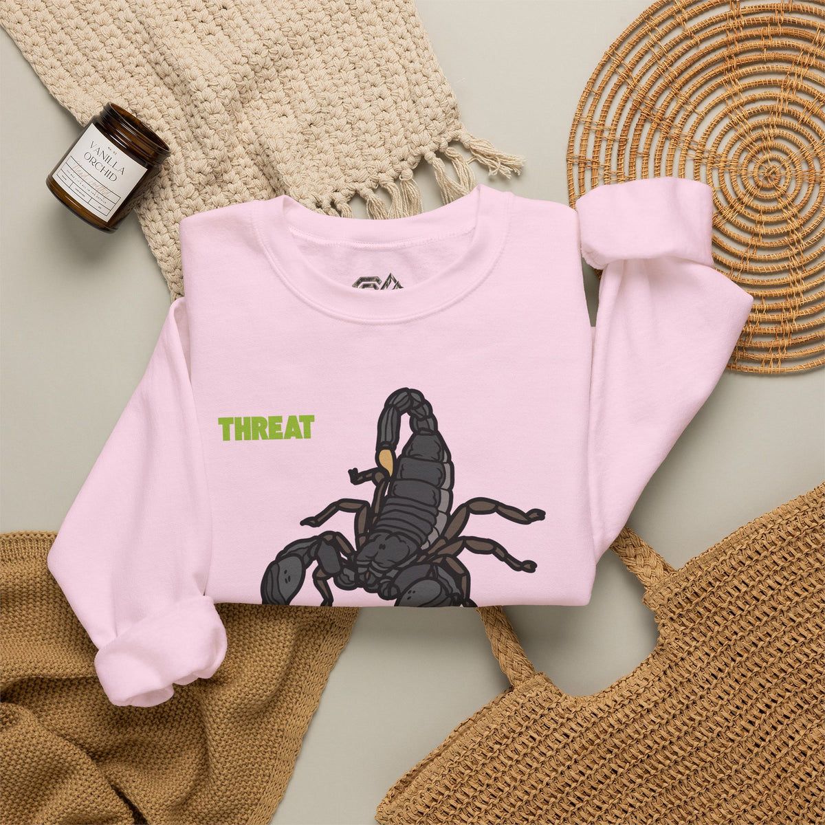 THREAT Scorpion Sweatshirt Premium Design SKIALFA Unisex
