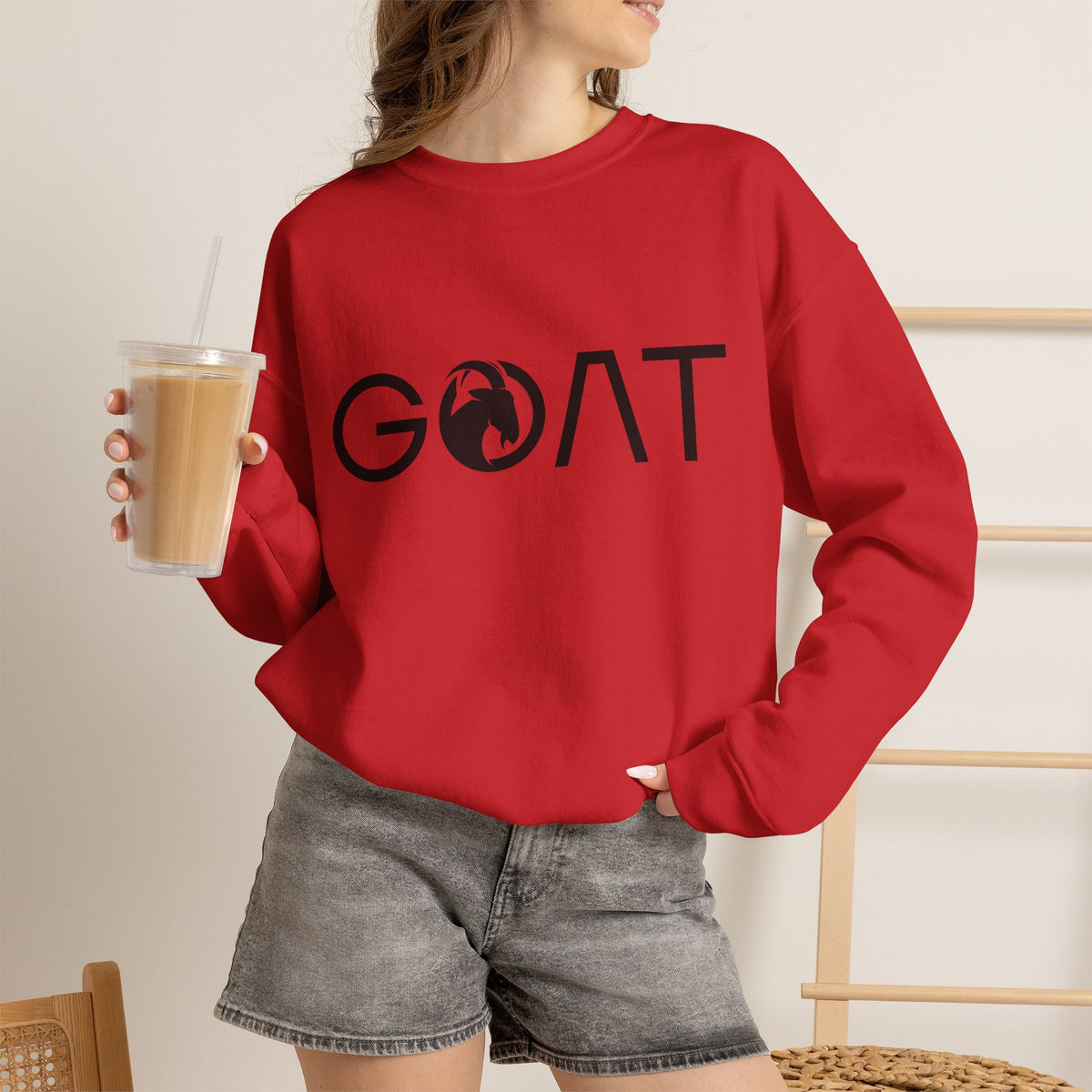 GOAT Sweatshirt Premium Design SKIALFA Unisex