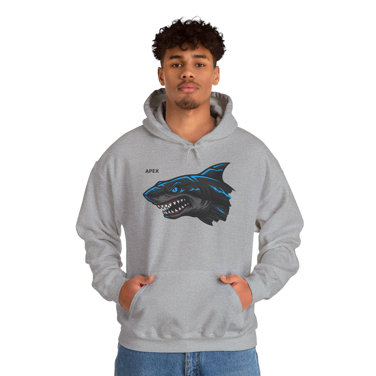 APEX Shark Hoodie Premium Design SKIALFA Unisex