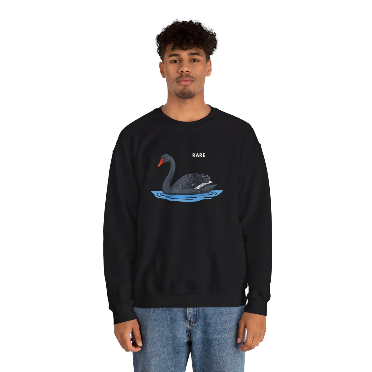 RARE Black Swan Sweatshirt Premium Design SKIALFA Unisex