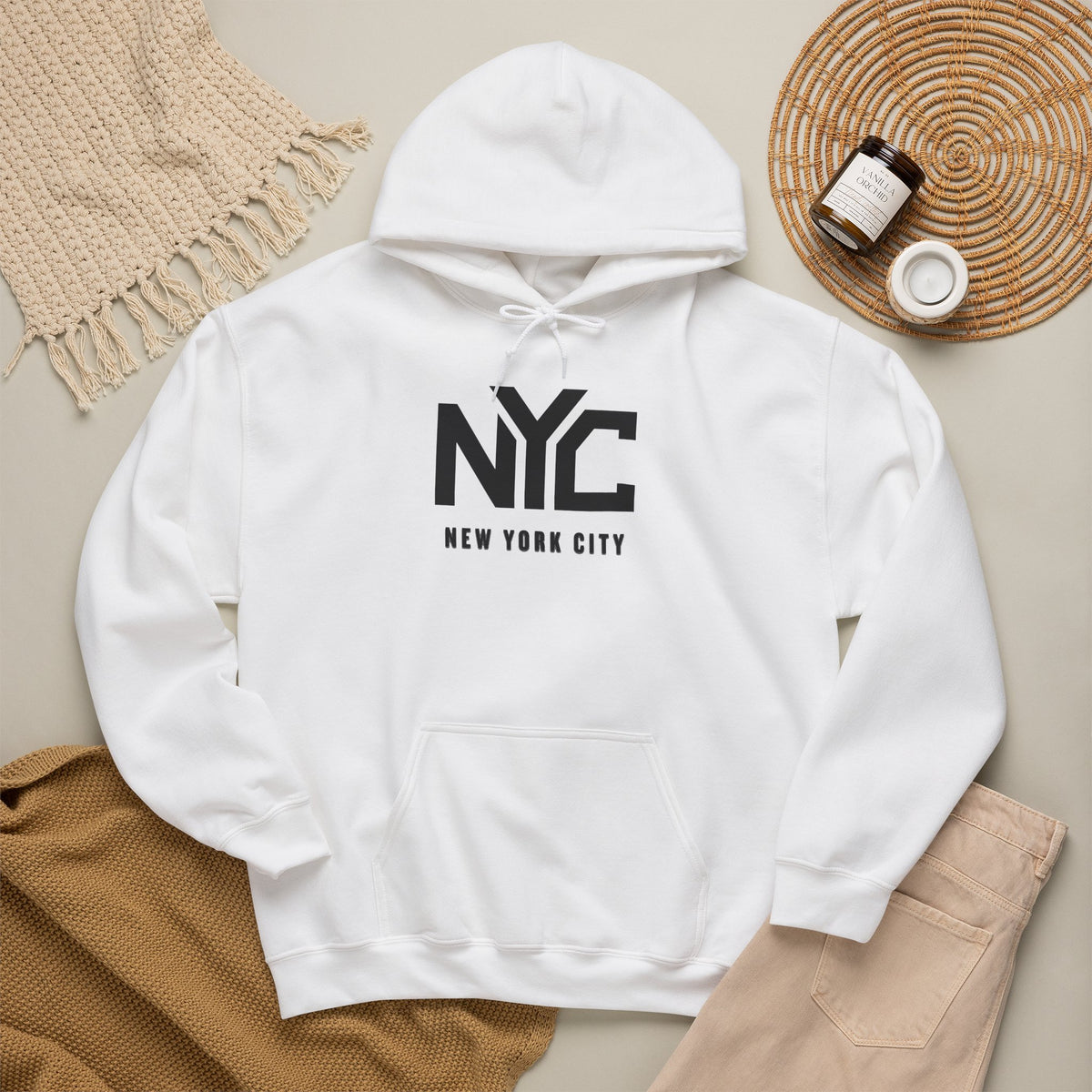 NEW YORK CITY Hoodie Premim Design SKIALFA Unisex