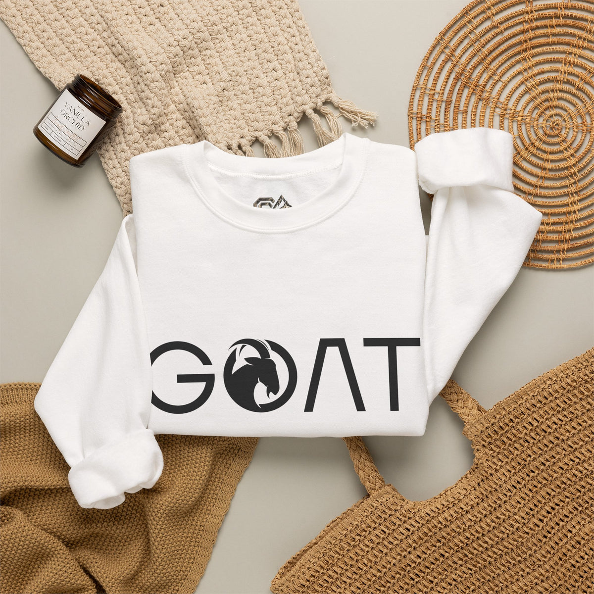 GOAT Sweatshirt Premium Design SKIALFA Unisex