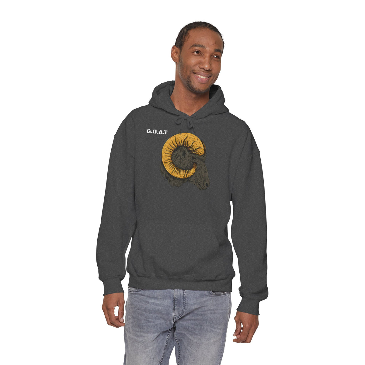 GOAT Head Goat Hoodie Premium Design SKIALFA Unisex